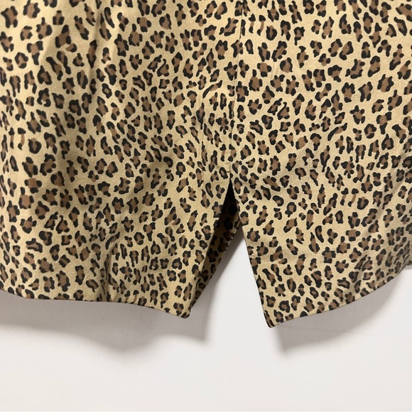 Vintage Glory Anne Pinkerton Cheetah Print Silk Beige Vest Women’s Size Large - Picture 15 of 16